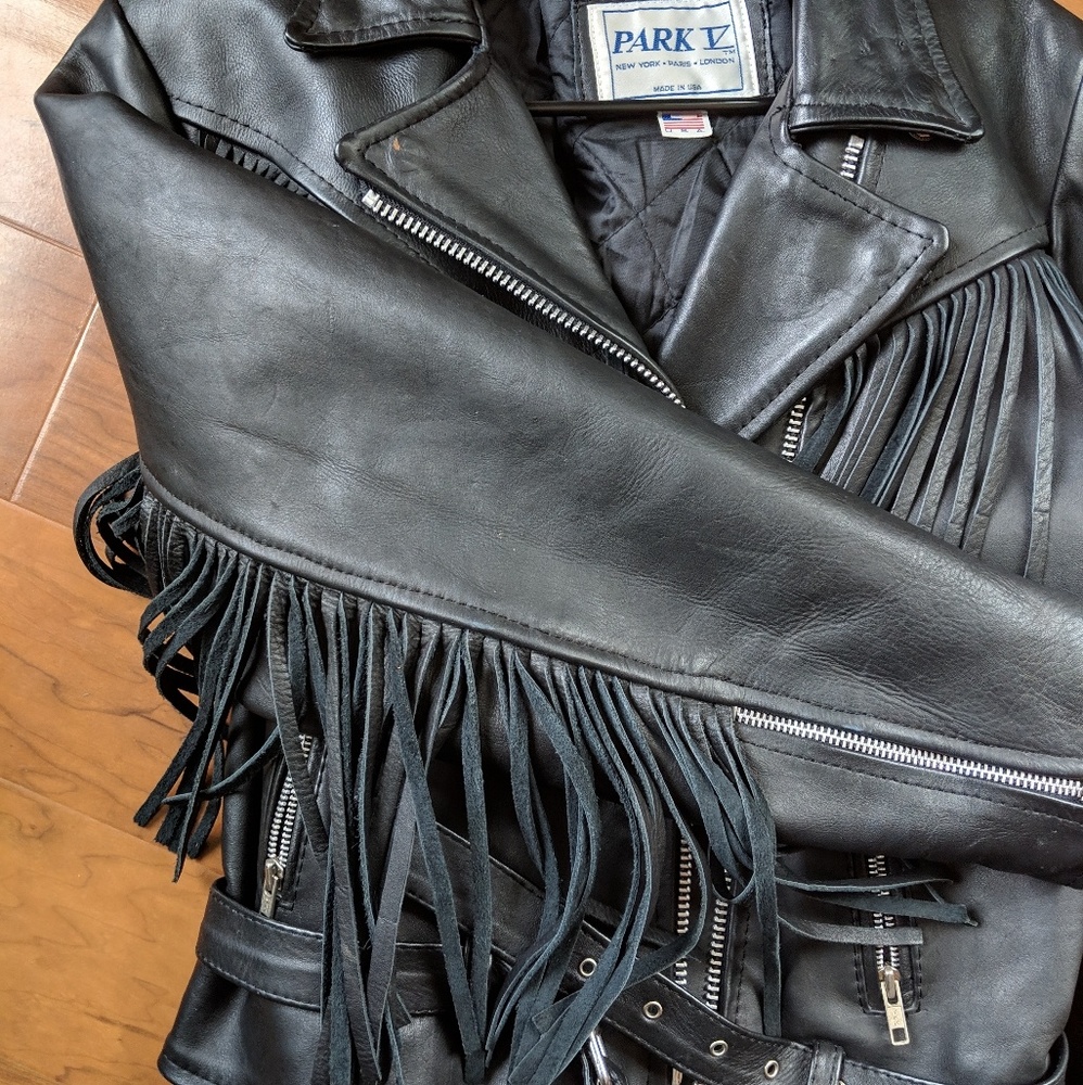 Vintage Leather motorcycle jacket